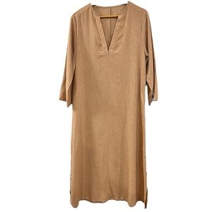 Cozinen V Neck Long Sleeve Dress Size Medium NWOT